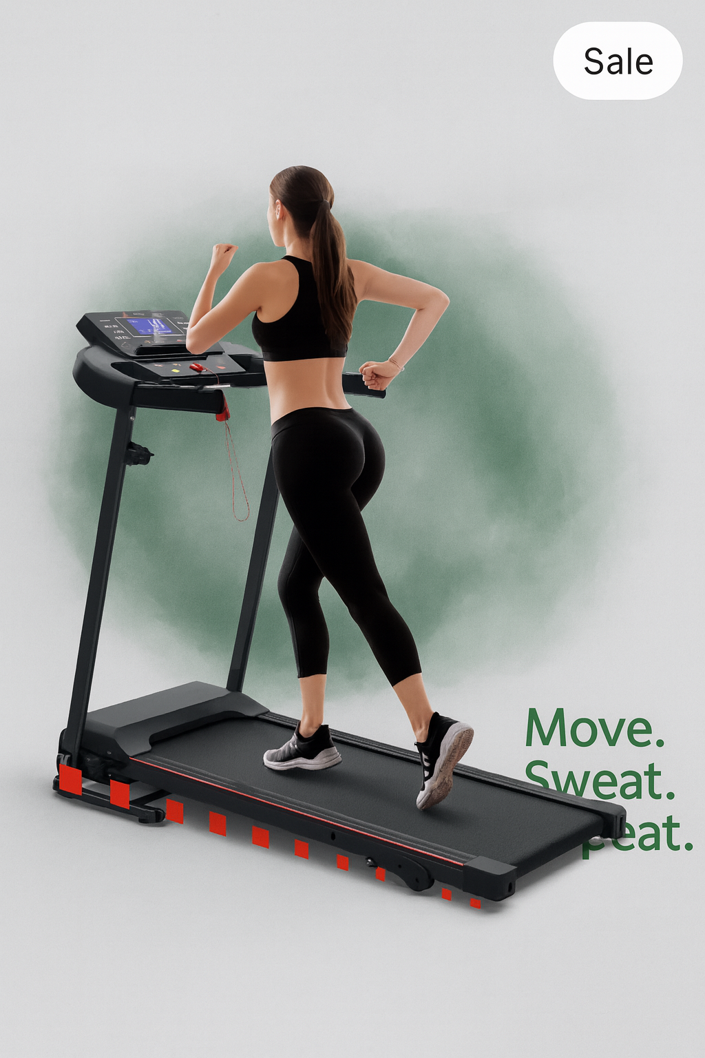 Foldable Treadmill Fitness Walking Machine